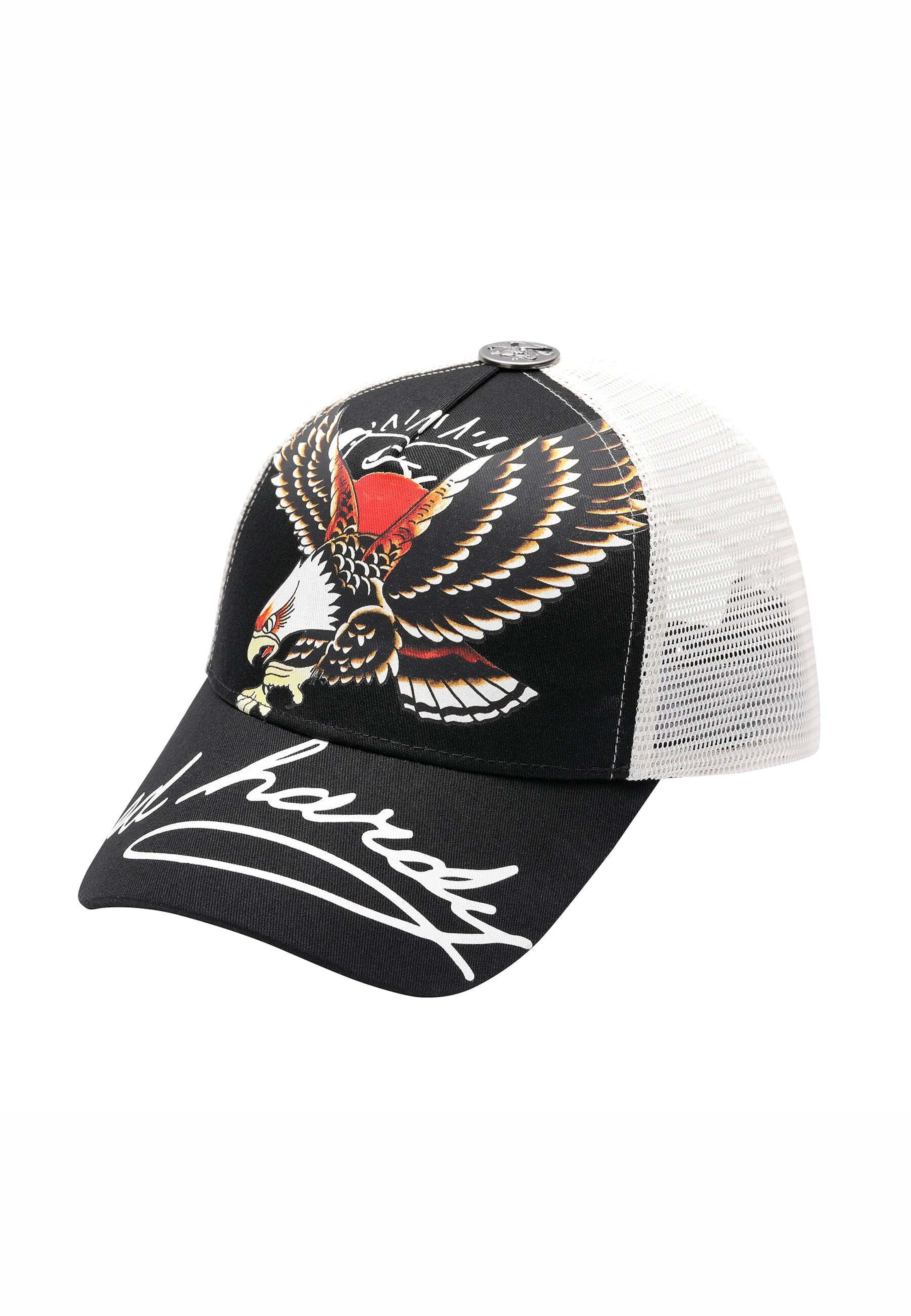 Ed Hardy Hætte 'Soaring Eagle' i sort: forside