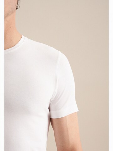 T-Shirt 'Schwarze Rose' SEIDENSTICKER en blanc