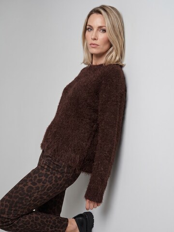 Olsen Sweater 'Henny' in Brown