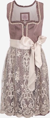 MARJO Dirndl 'Henrike' in Pink: front