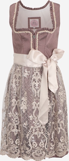 MARJO Dirndl 'Henrike' in Beige / Dark pink, Item view