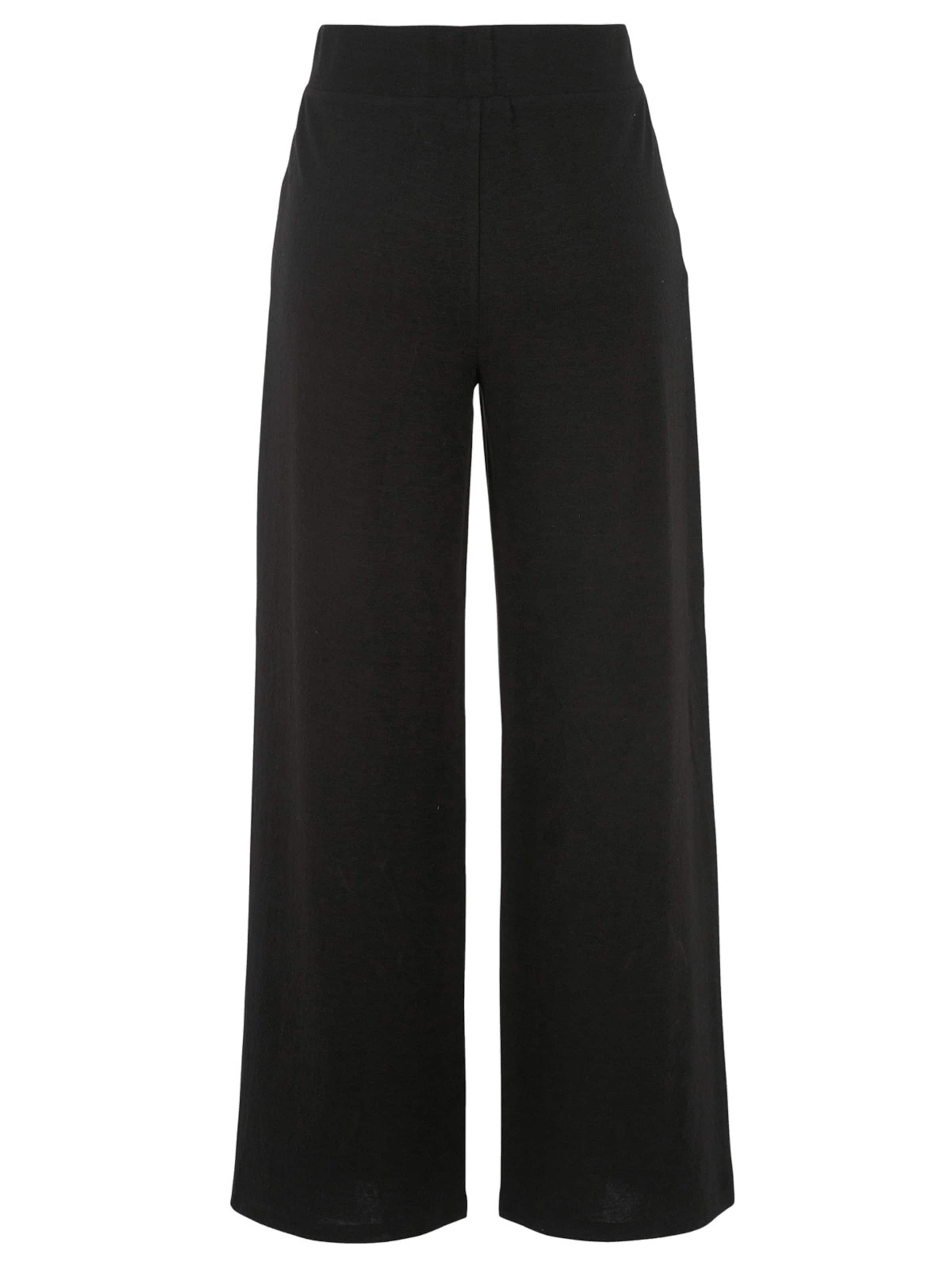 Cellbes of Sweden Wide leg Broek in Zwart: voorkant