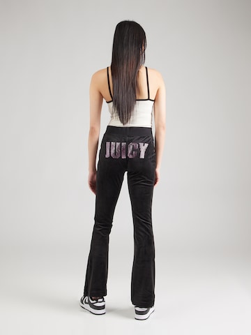 Juicy Couture Bootcut Broek 'IMPACT LISA' in Zwart: voorkant