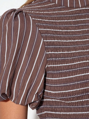 Camicia da donna di Busem in marrone