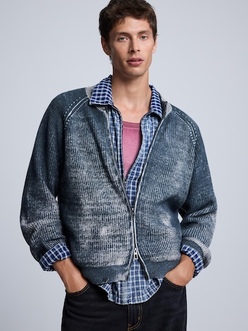 Desigual - Casaco de malha em cinzento: frente