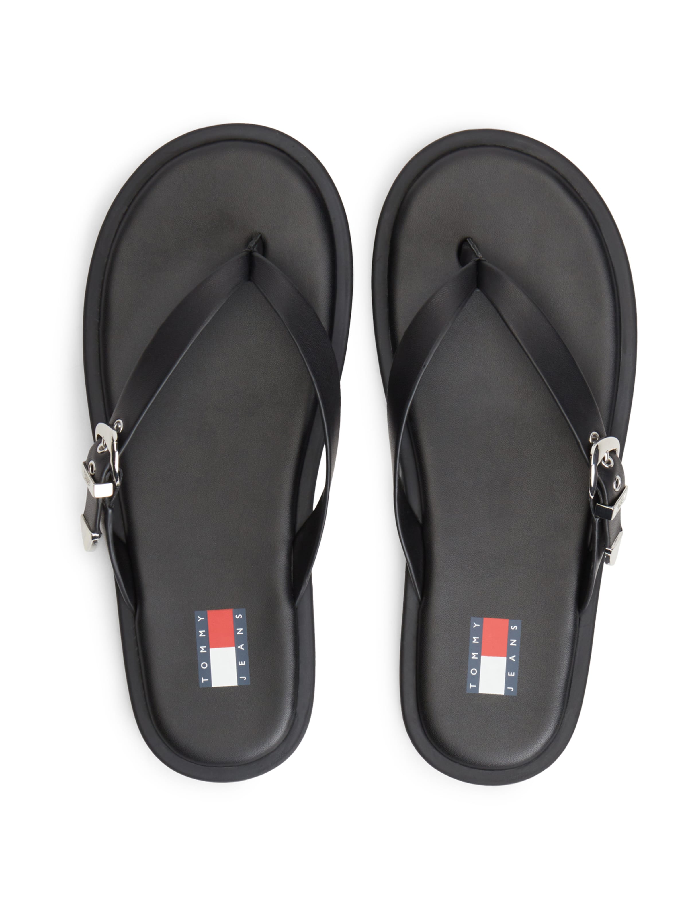 Tommy Jeans - Sandalias de dedo en negro