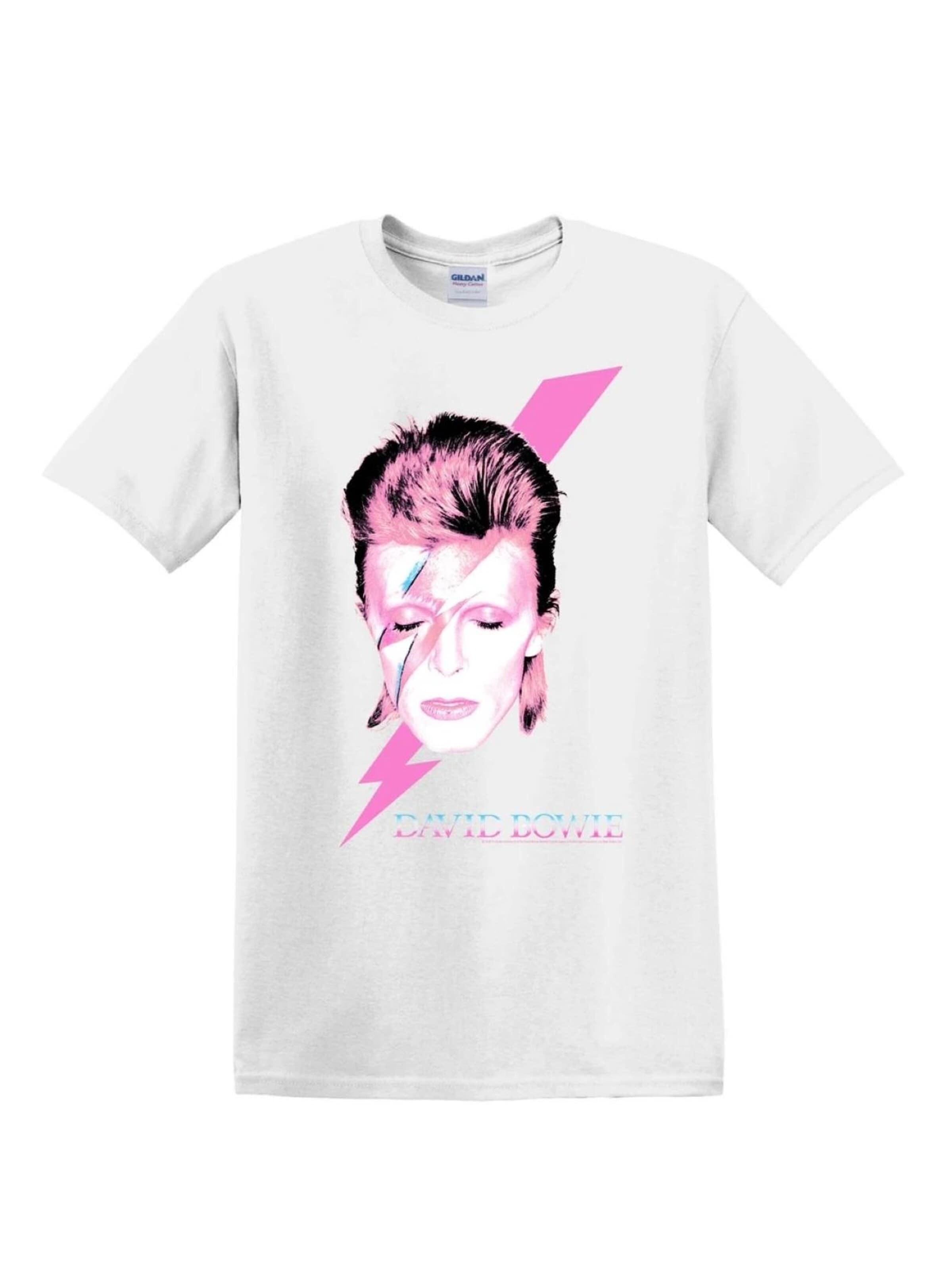 Rockshirts Shirt 'David Bowie  T-Shirt' in White: front