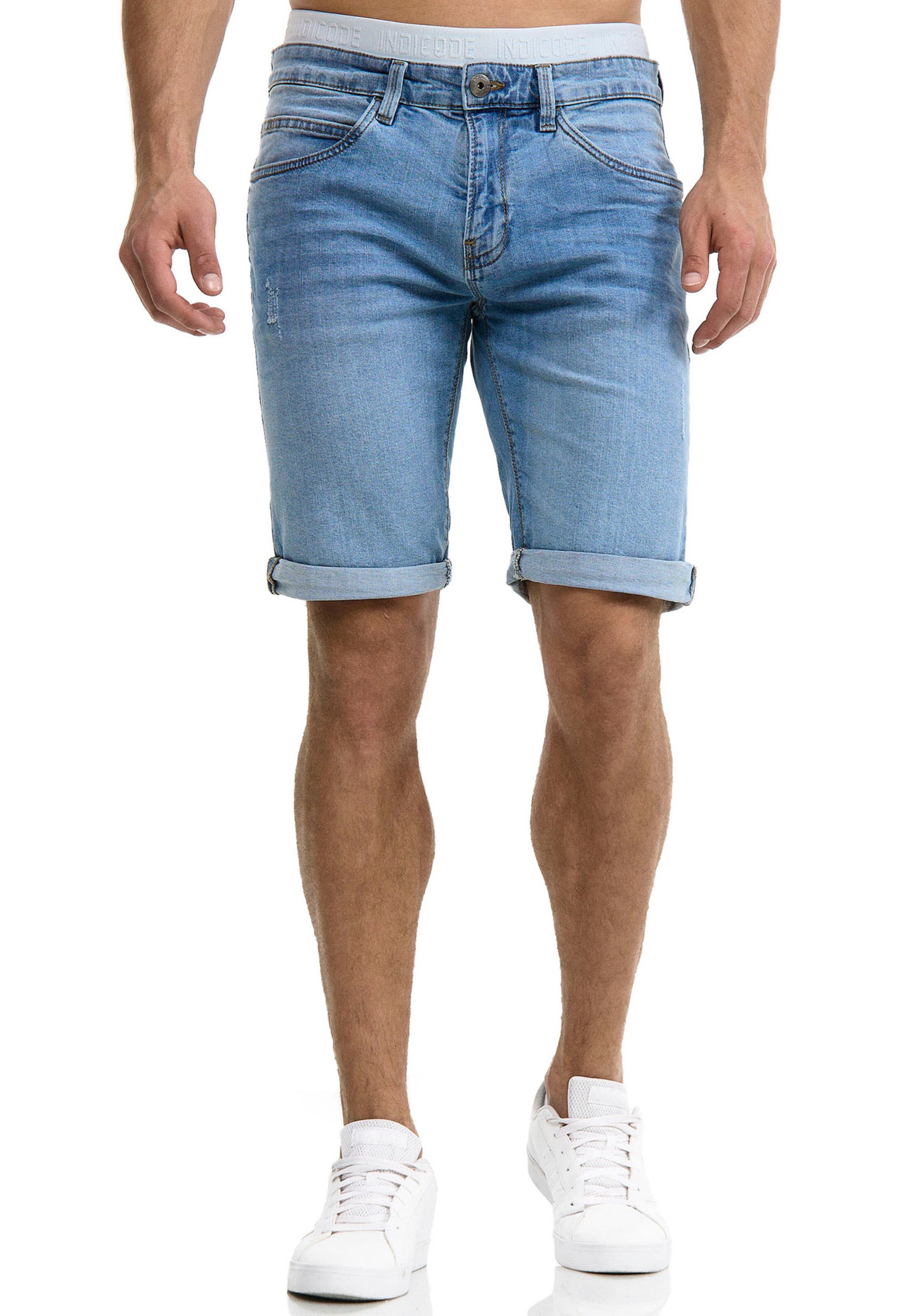 INDICODE JEANS Regular Pants in Blue: front