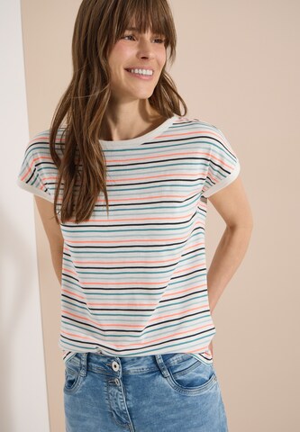 CECIL T-Shirt in Weiß
