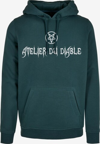 MT Men Sweatshirt 'Atelier Du Diable' in Green: front