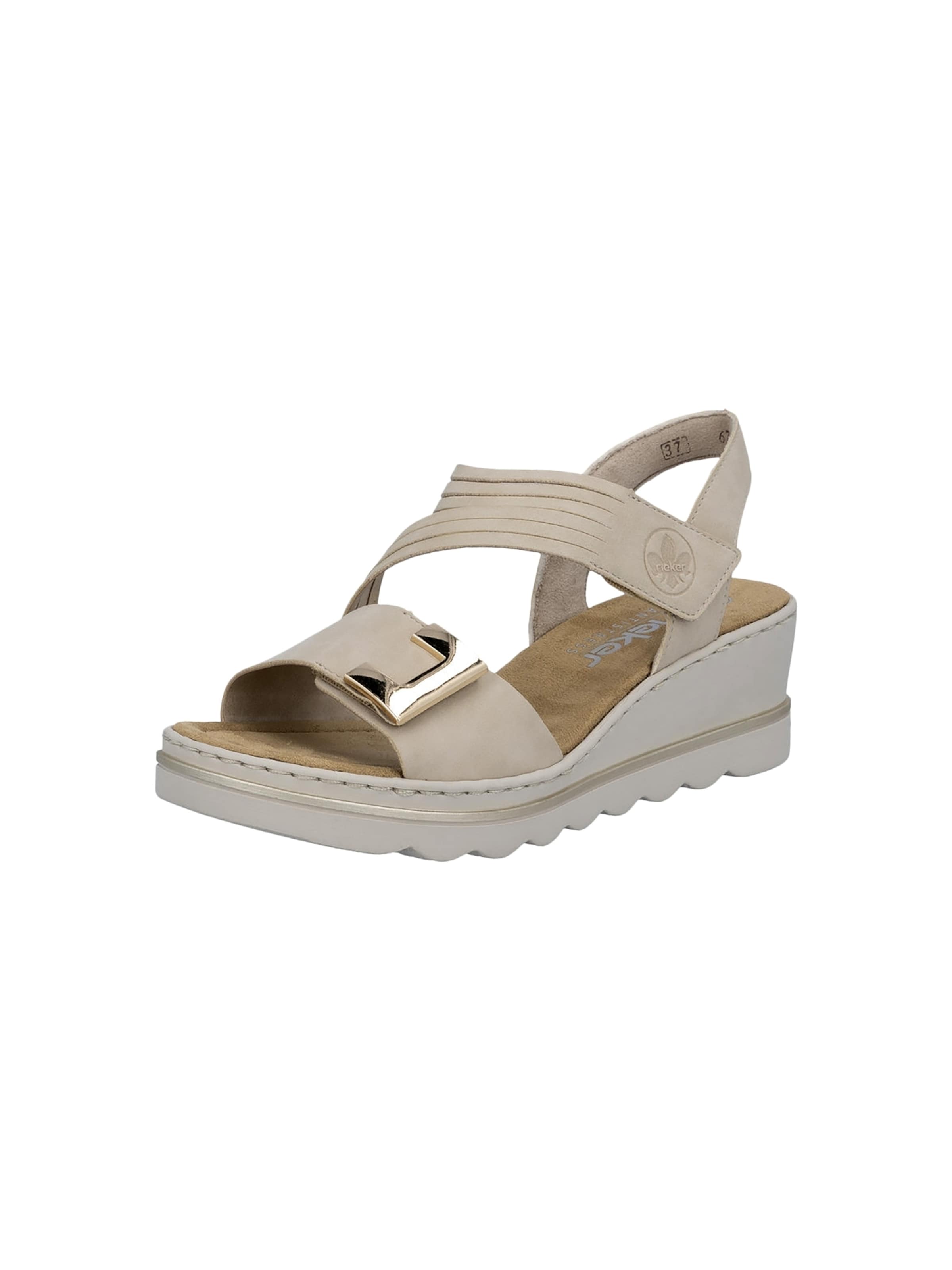 Sandalo 'Morelia' di Rieker in beige: frontale