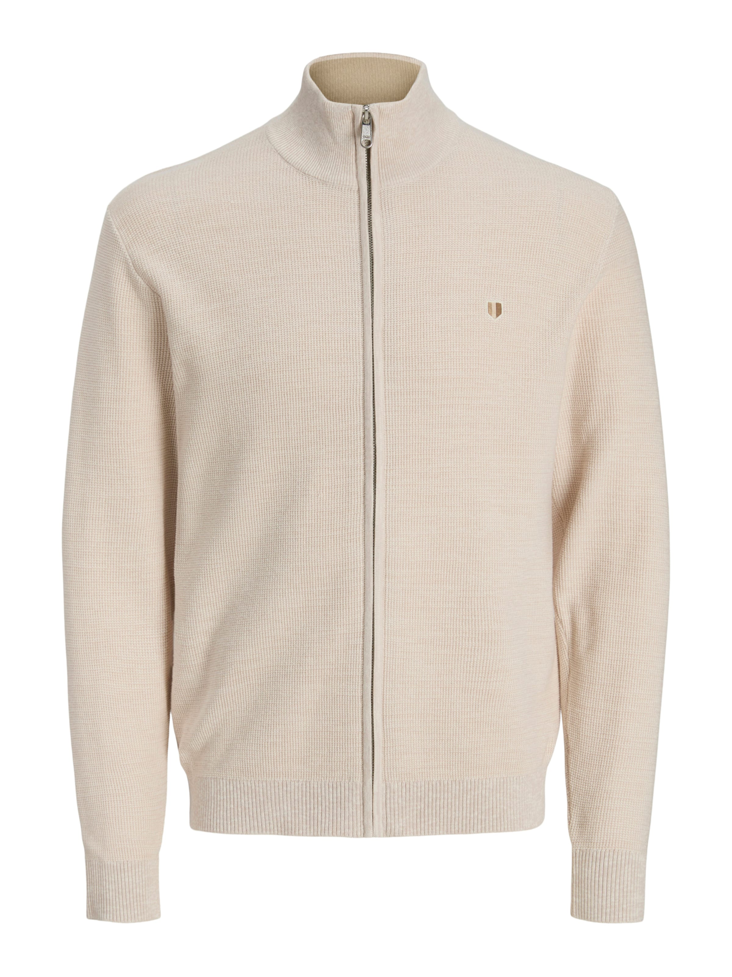 Jack & Jones Premium Kardigán 'JPRBLUrex' - Béžová: predná strana