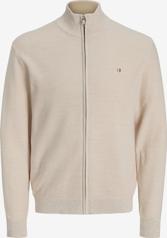 smėlio Jack & Jones Premium Kardiganas 'JPRBLUrex': priekis
