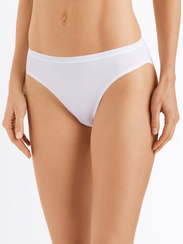 Hanro - Cueca ' Cotton Sensation ' em branco: frente