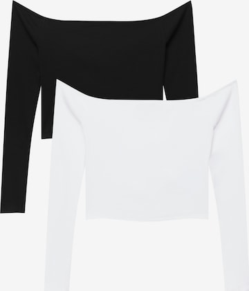 Pull&Bear Shirt in Black: front