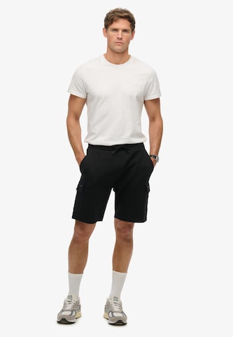Regular Pantalon cargo Superdry en noir