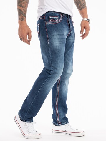 Rock Creek Loosefit Jeans in Blau