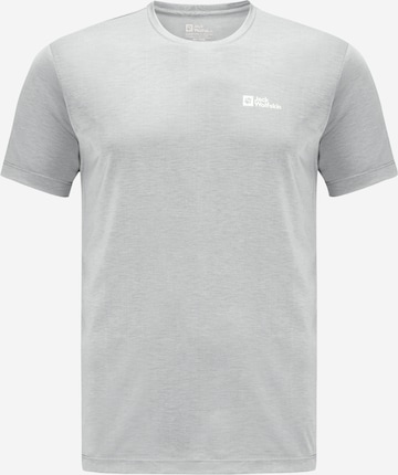 JACK WOLFSKIN Performance Shirt 'Vonnan' in Grey: front