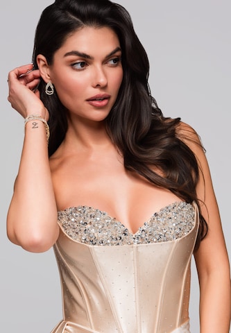 Robe de soirée Ombre en or