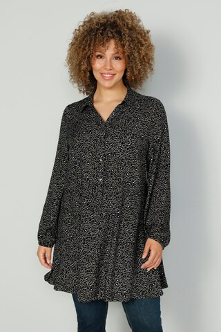 MIAMODA Blouse in Black: front