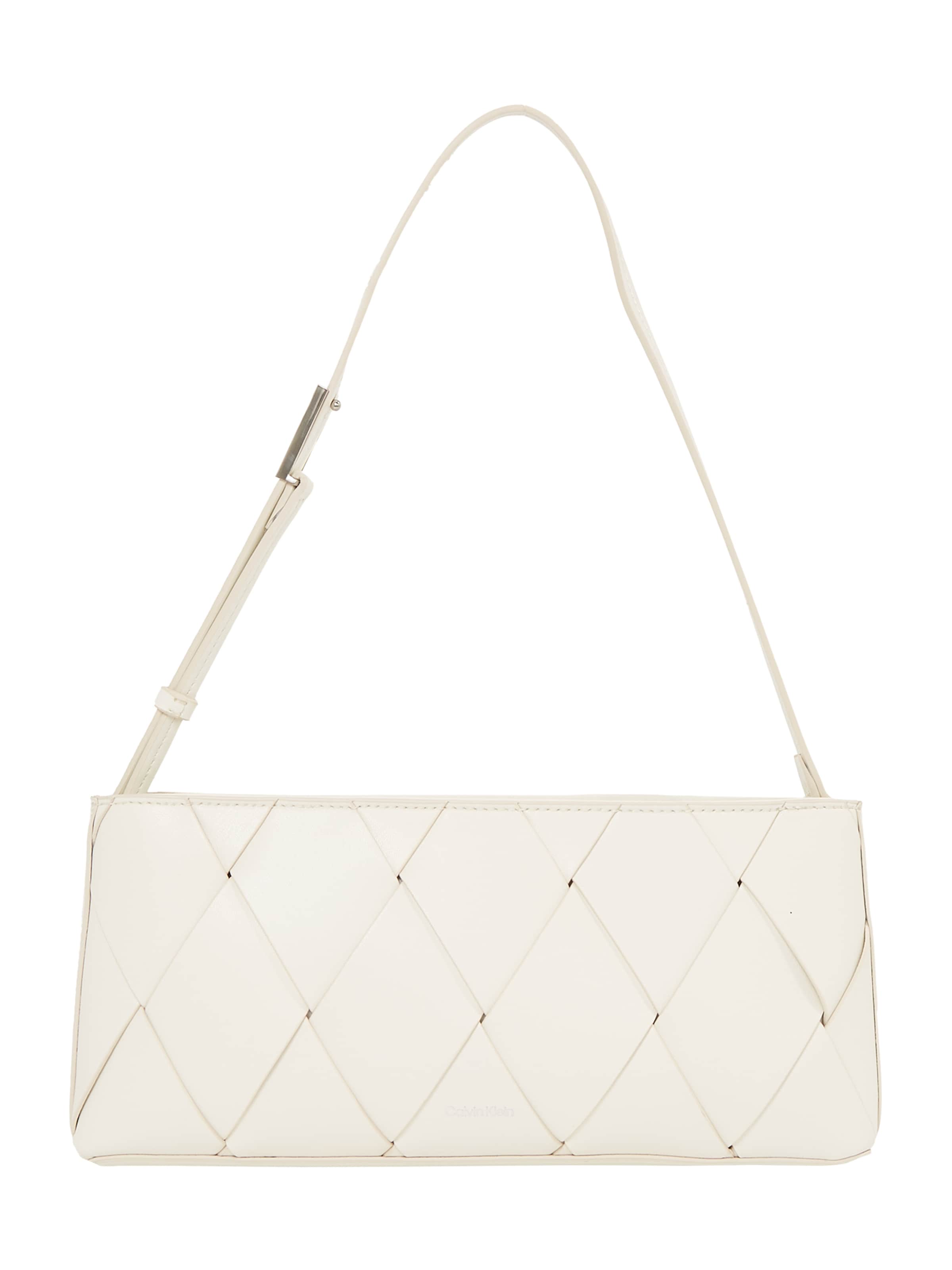 Borsa a spalla di Calvin Klein in bianco: frontale