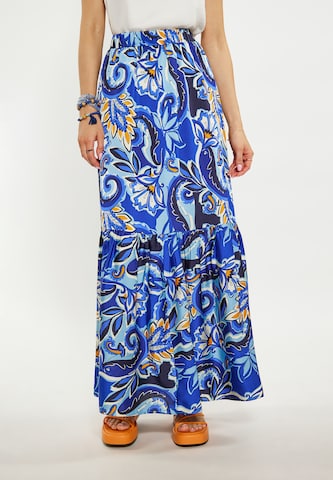 IZIA Skirt in Blue: front