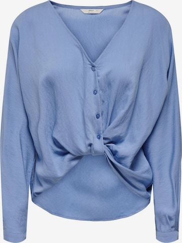 Chemisier ONLY en bleu : devant