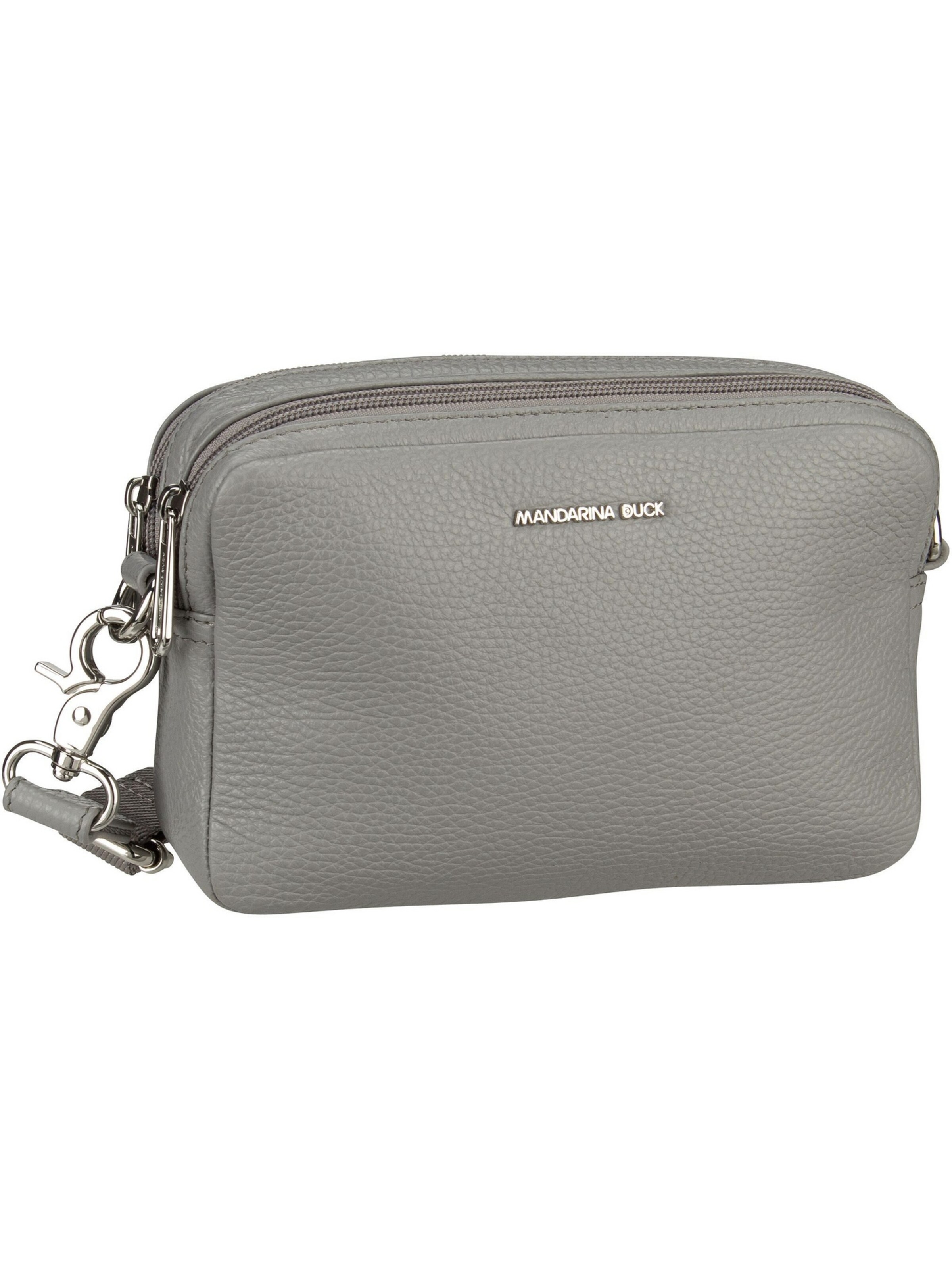 MANDARINA DUCK Crossbody Bag in Grey: front