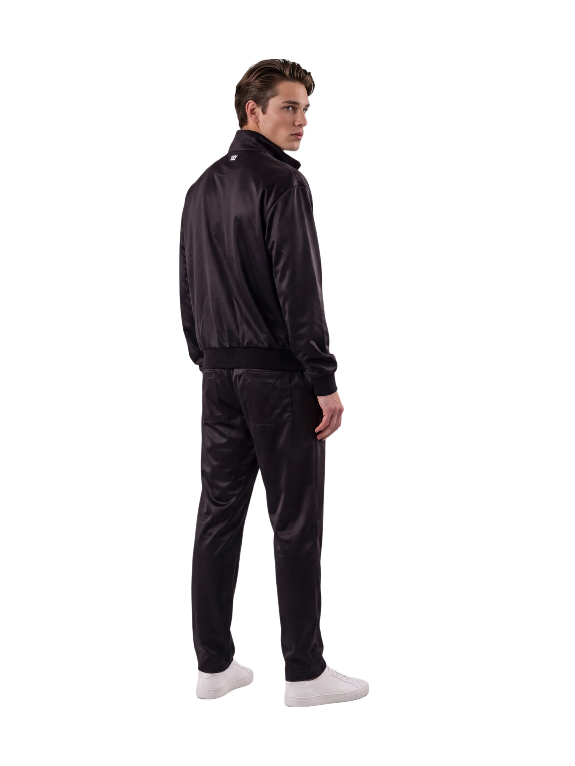 HEFTYKA Athletic Jacket 'TRACK JACKET' in Black