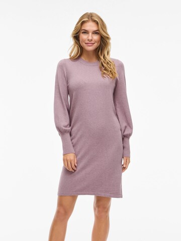 VILA Strikkjole 'VIKERRY' i pink: forside