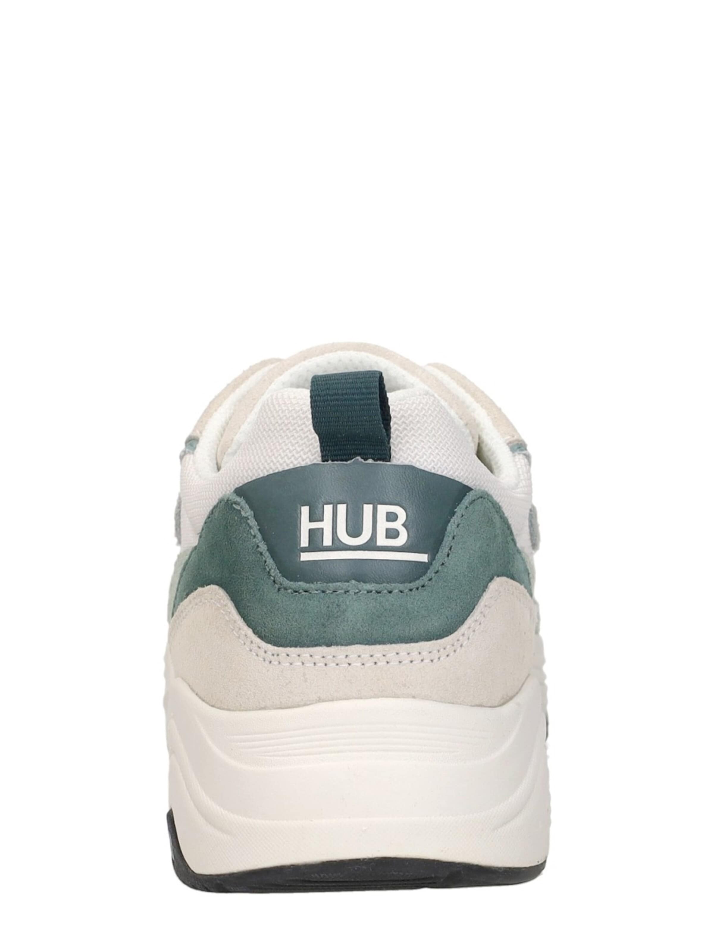 Baskets basses 'Glide S43' HUB en blanc