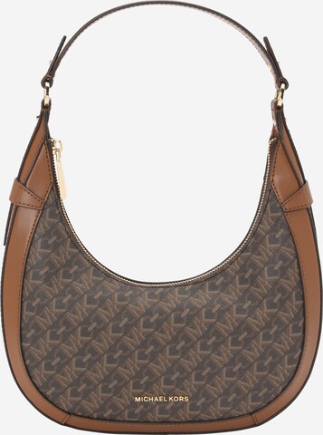 MICHAEL Michael Kors Schoudertas 'PRESTON' in Bruin: voorkant