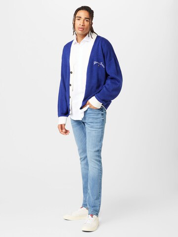 Tommy Jeans Knit Cardigan in Blue