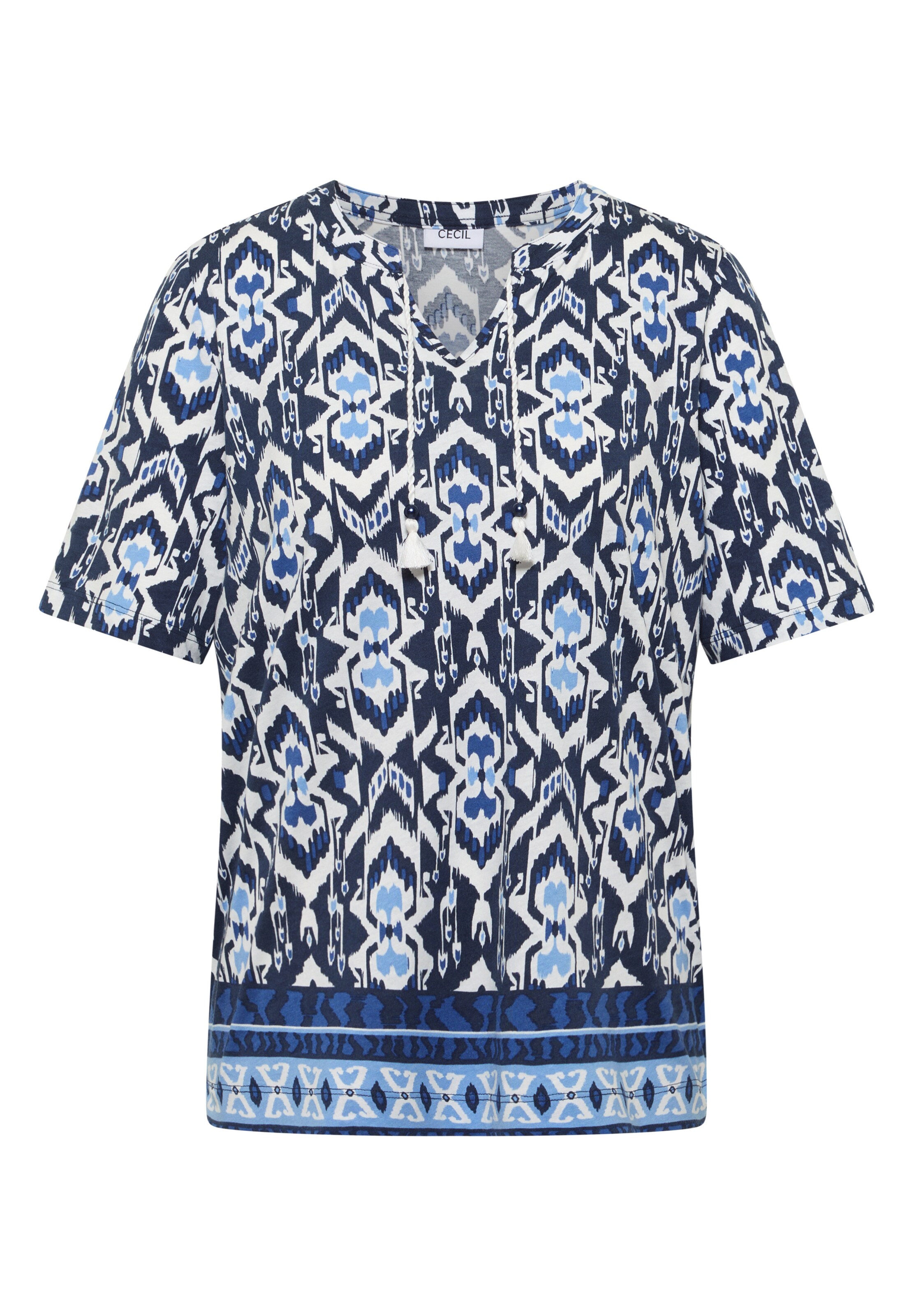 CECIL T-Shirt in Blau: Vorderseite