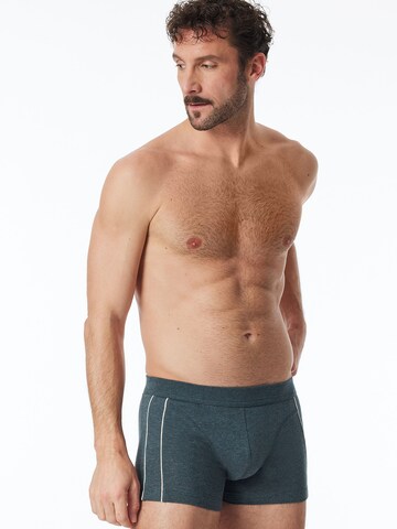 SCHIESSER - Calzoncillo boxer en azul: frente