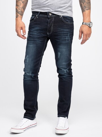 Rock Creek Slimfit Jeans in Blau: Vorderseite