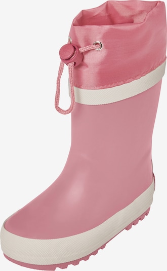 PLAYSHOES Botas de lluvia en rosa / blanco, Vista del producto