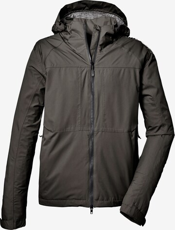 KILLTEC Outdoor jacket in Green: front