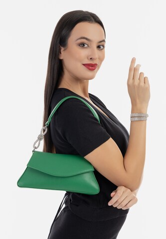 faina Ročna torbica | zelena barva