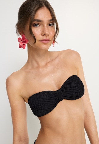 Fascia Top per bikini di LSCN by LASCANA in nero: frontale