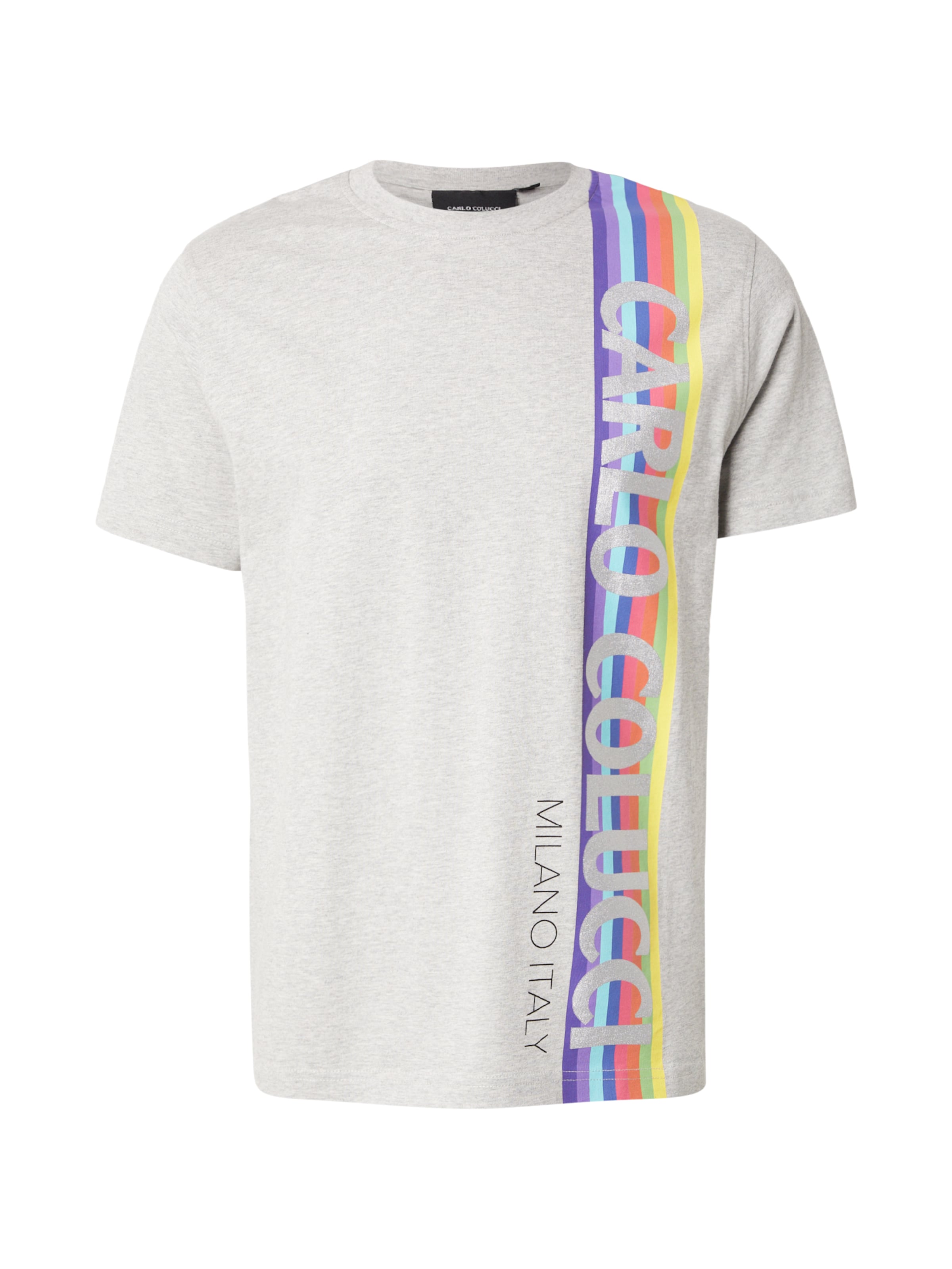 Carlo Colucci T-Shirt in Grau: Vorderseite