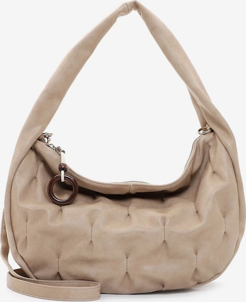 Borsa a spalla 'Karlotta' di Emily & Noah in beige: frontale