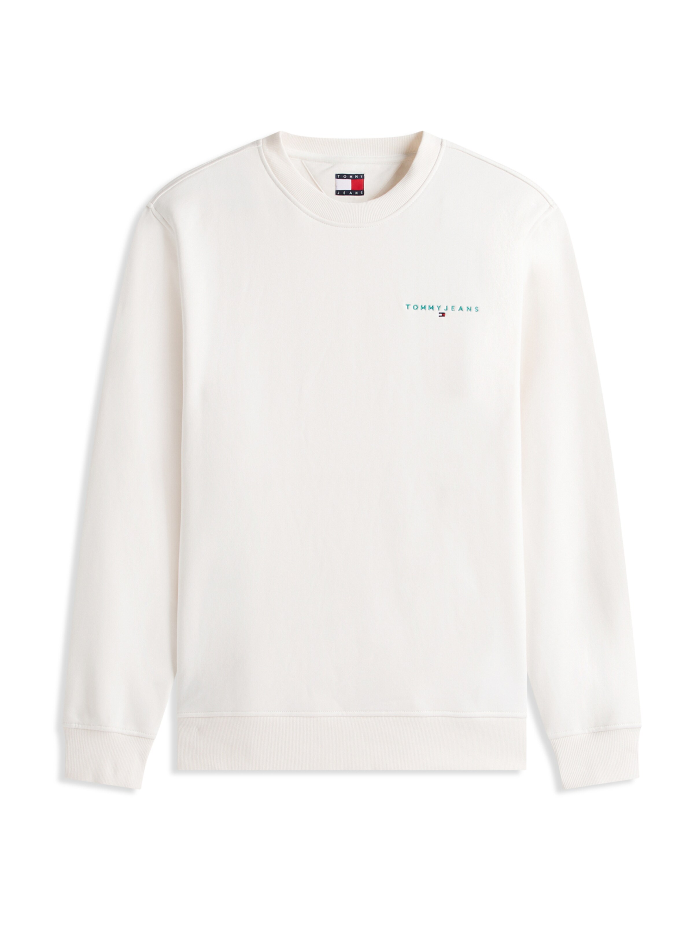 Tommy Jeans Μπλούζα φούτερ σε λευκό: μπροστά