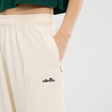 ELLESSE Wide Leg Hose in Weiß