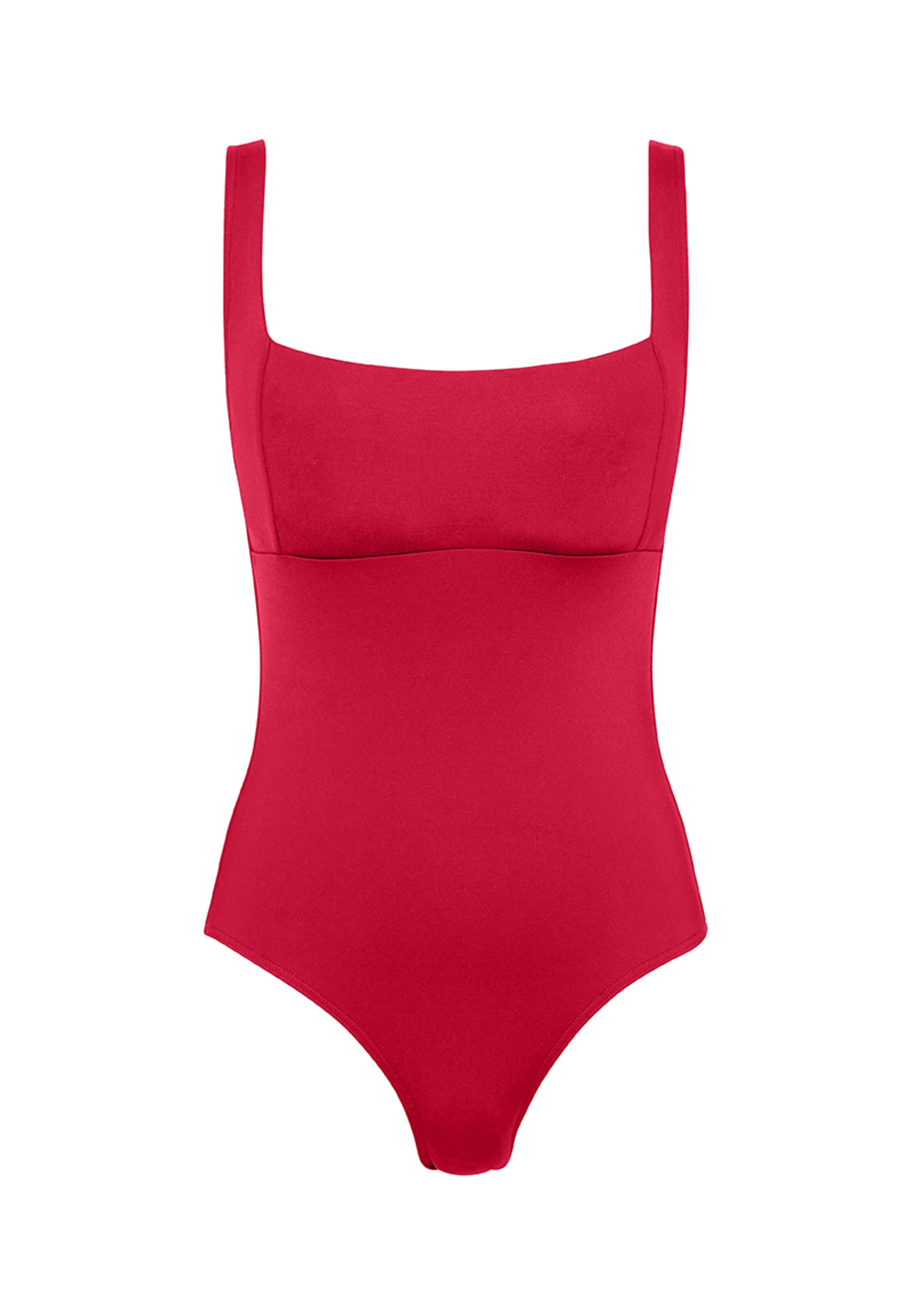 SEA LEVEL Swimsuit 'Essentials' in Red: front