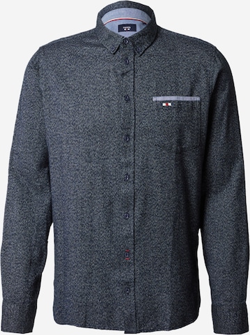 FQ1924 Comfort fit Overhemd 'Steven' in Blauw: voorkant