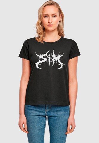Merchcode Shirt 'SiM' in Schwarz: Vorderseite