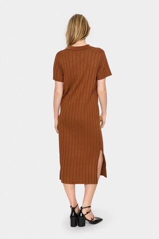 Robes en maille 'Fumiko' SAINT TROPEZ en marron