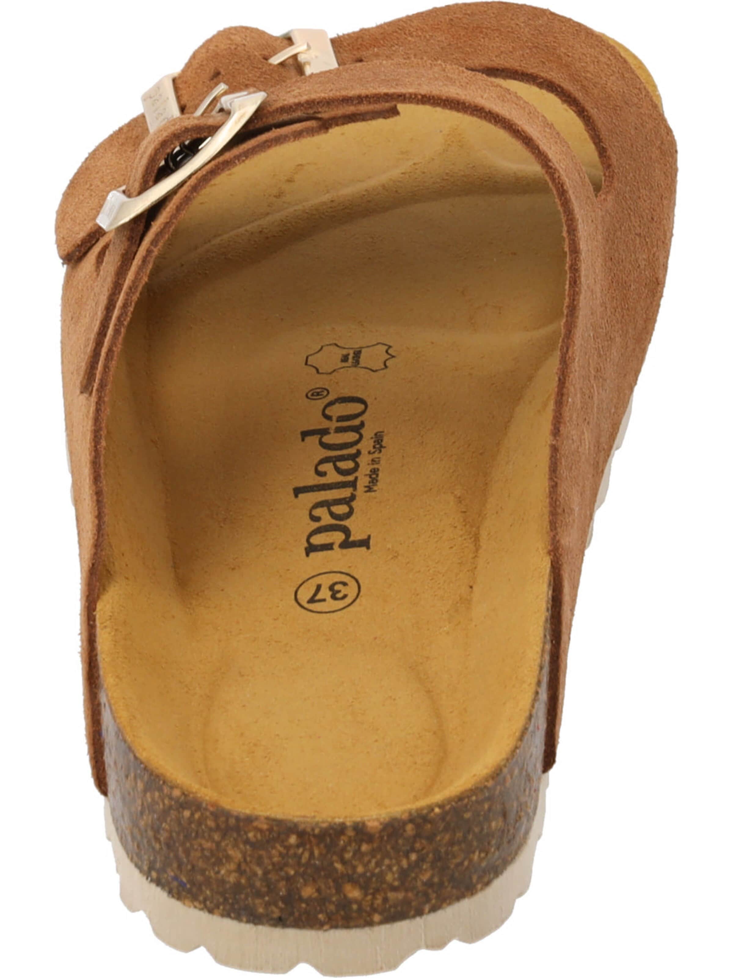 Palado Pantolette 'Palado Korfu Suede Premium Leather'‌‌‌‌‌‌‌‌‌ in Braun