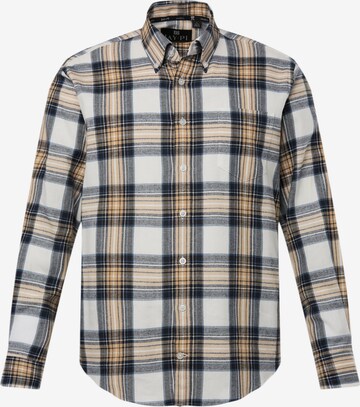 JAY-PI Regular fit Button Up Shirt in Grey: front